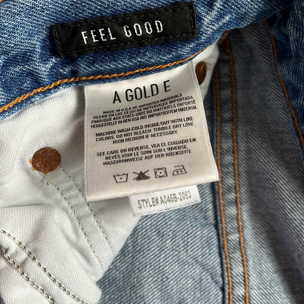 Agolde Light Blue High Rise Jeans - Picture 5 of 16